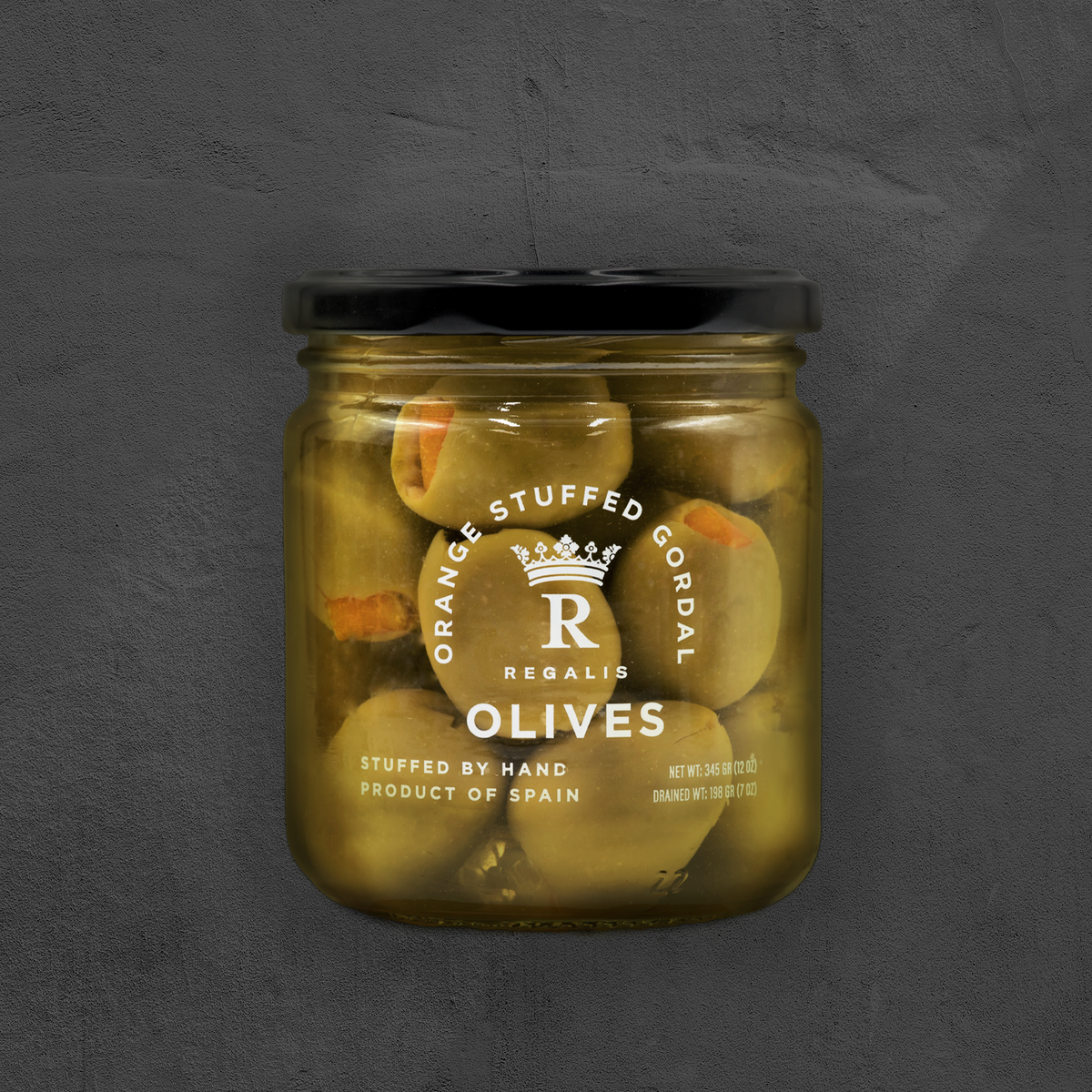 Regalis Orange Stuffed Gordal Olives – Regalis Foods