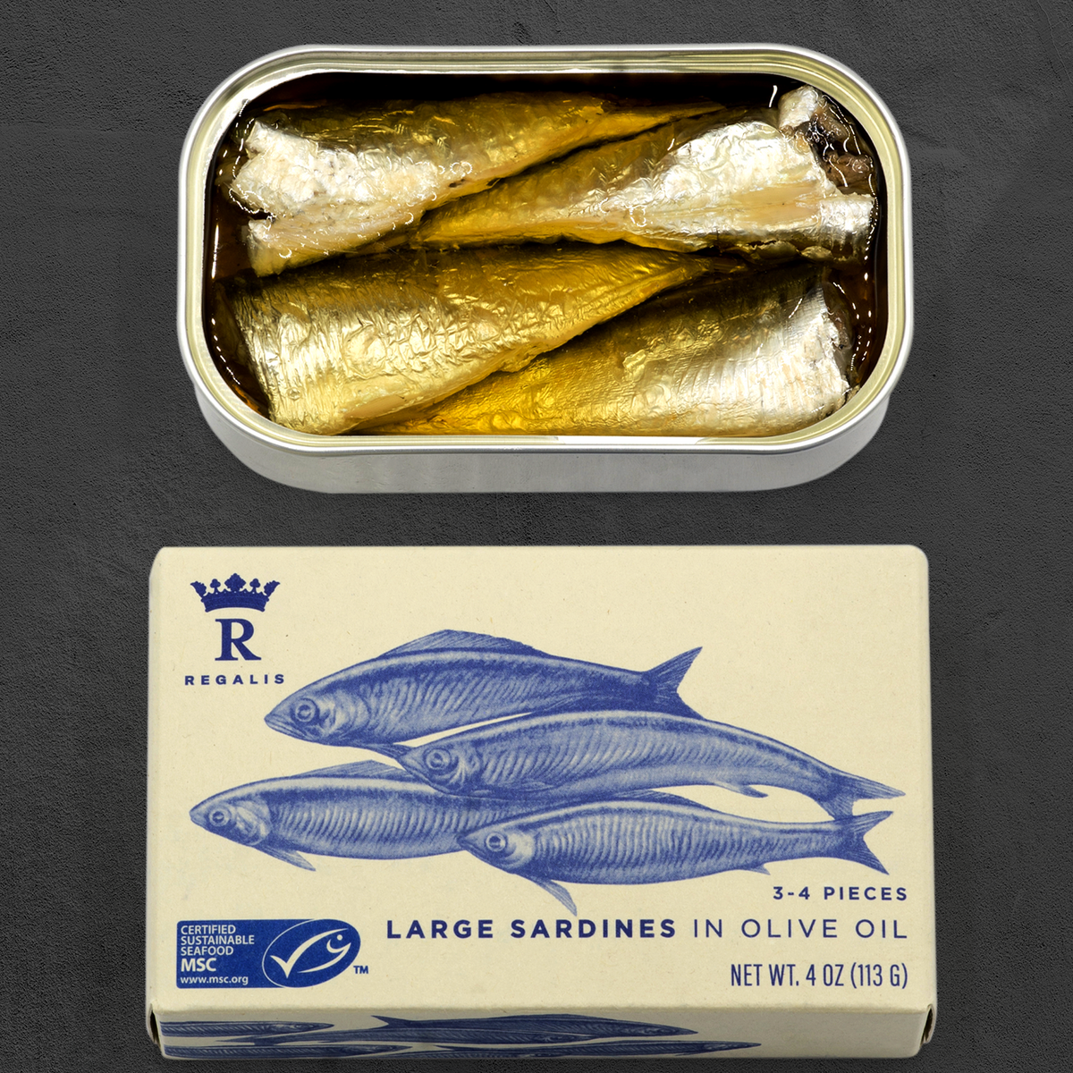 Large Sardines in EVOO