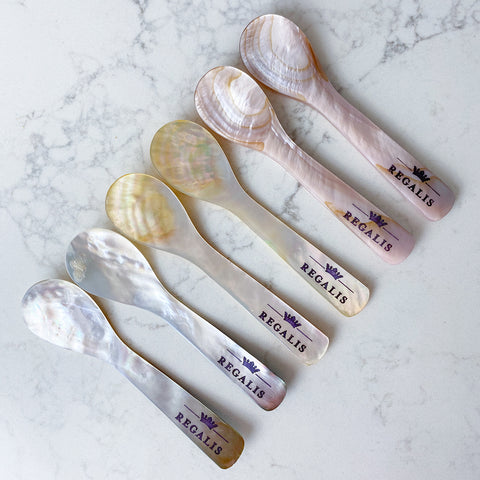 Regalis Mother of Pearl Caviar Spoons