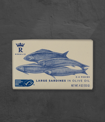 Best Large Sardines in EVOO 3/4, 125g photos by Regalis Foods - item 1