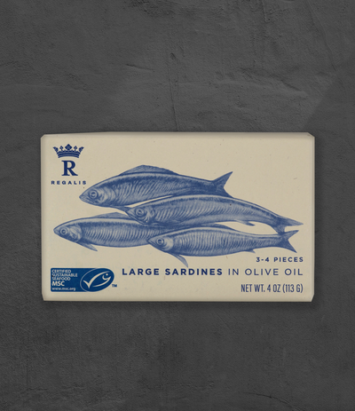 Best Large Sardines in EVOO 3/4, 125g photos by Regalis Foods - item 1