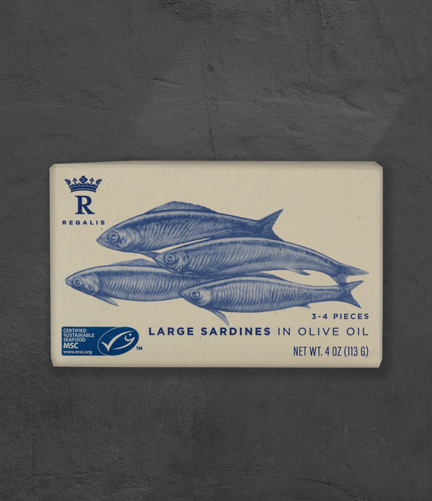 Best Large Sardines in EVOO 3/4, 125g photos by Regalis Foods - item 1