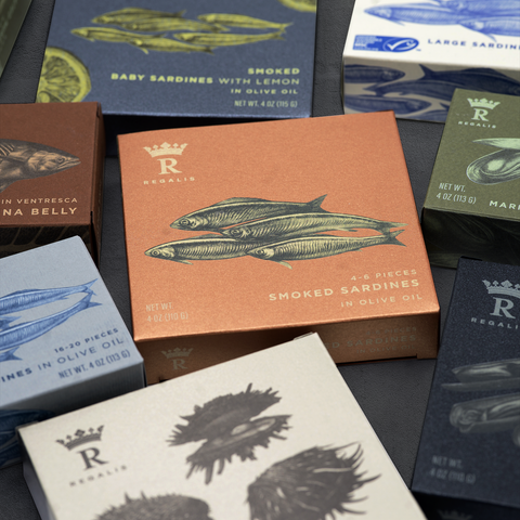 Regalis Tinned Fish Assortment (8 varieties)