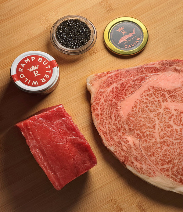 Japanese A5 Wagyu & Bluefin Akami Dinner Kit