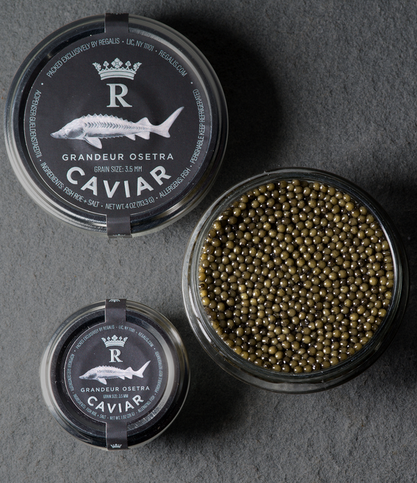 Grandeur Osetra Caviar (Large Grain 3.5mm eggs)