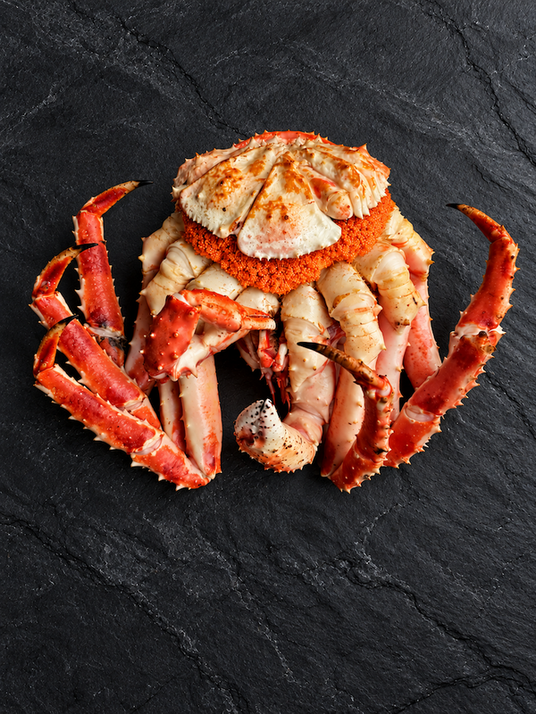 Mini Live Female Norwegian Red King Crab with Roe