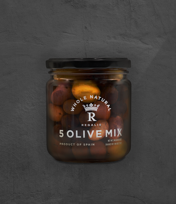 Regalis Five Olive Mix, Whole Natural