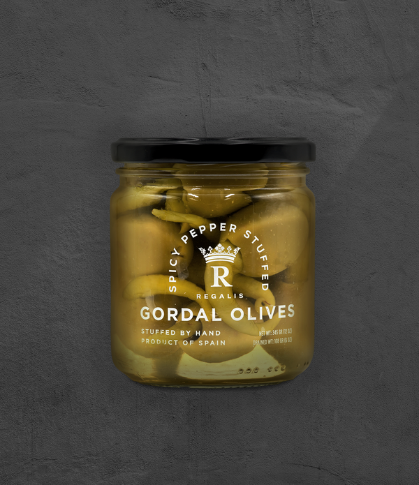 Regalis Spicy Pepper Stuffed Gordal Olives