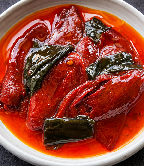 Piquillo Peppers with Sweet Kombu