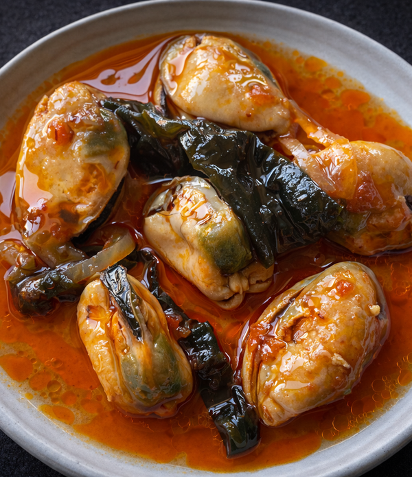 Mussels with Sweet Kombu