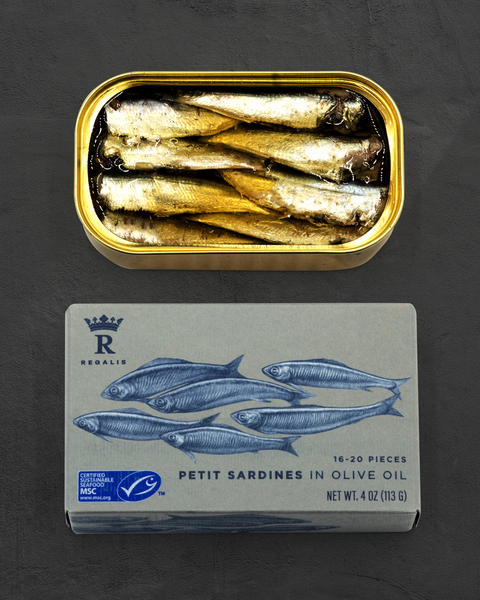 Petit Sardines in EVOO – Regalis Foods