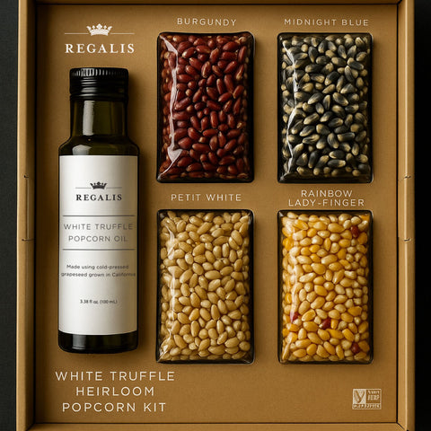 Regalis White Truffle Heirloom Popcorn Kit