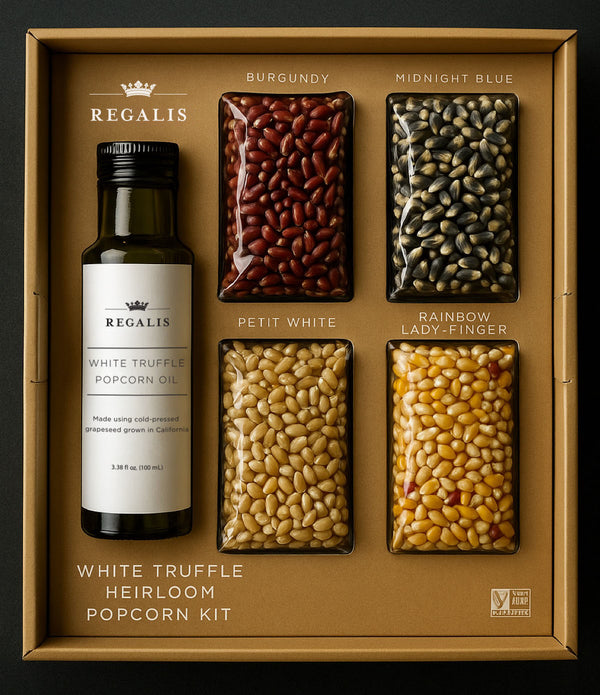 Regalis White Truffle Heirloom Popcorn Kit