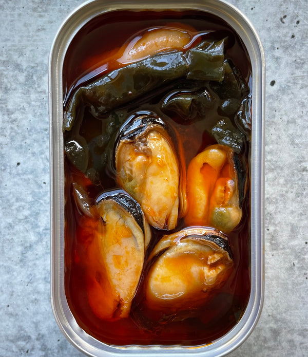 Mussels with Sweet Kombu