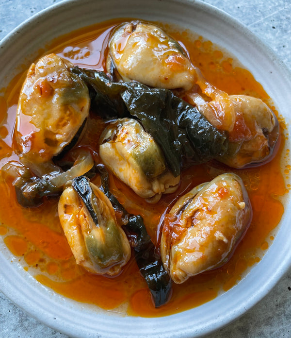 Mussels with Sweet Kombu