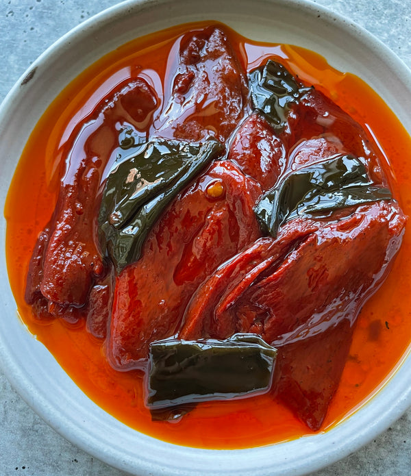 Piquillo Peppers with Sweet Kombu