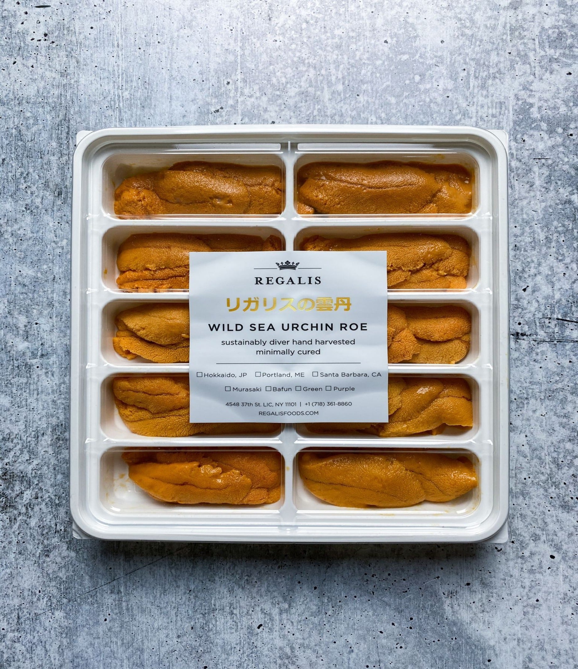 San Diego Murasaki Uni | Buy Online from Regalis Foods